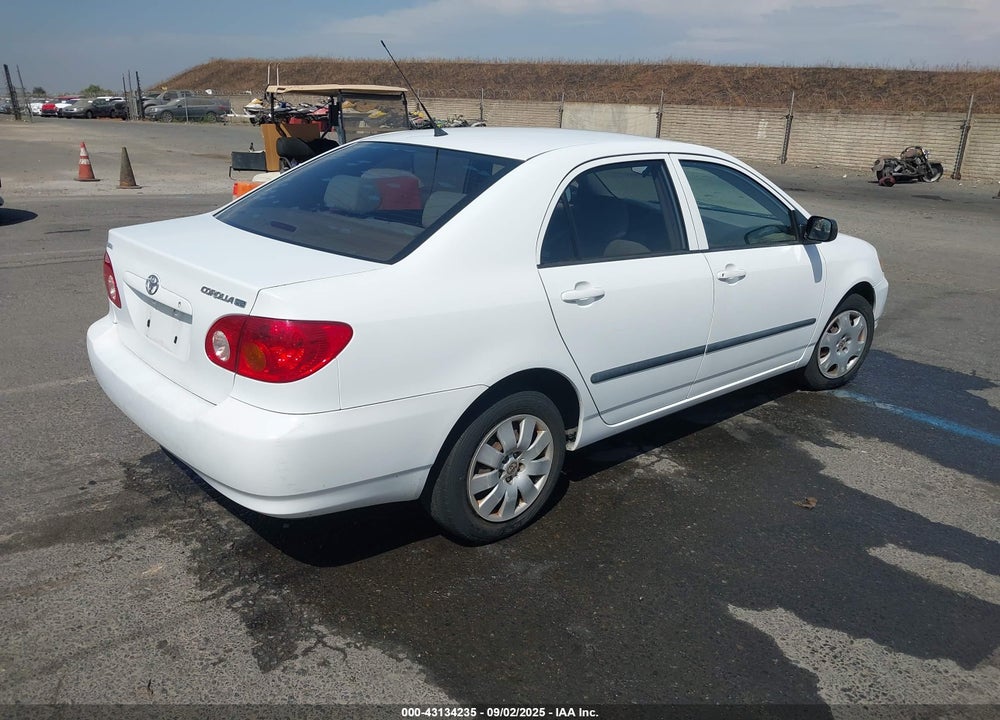 2003 TOYOTA COROLLA CE VIN: 2T1BR32E43C067512