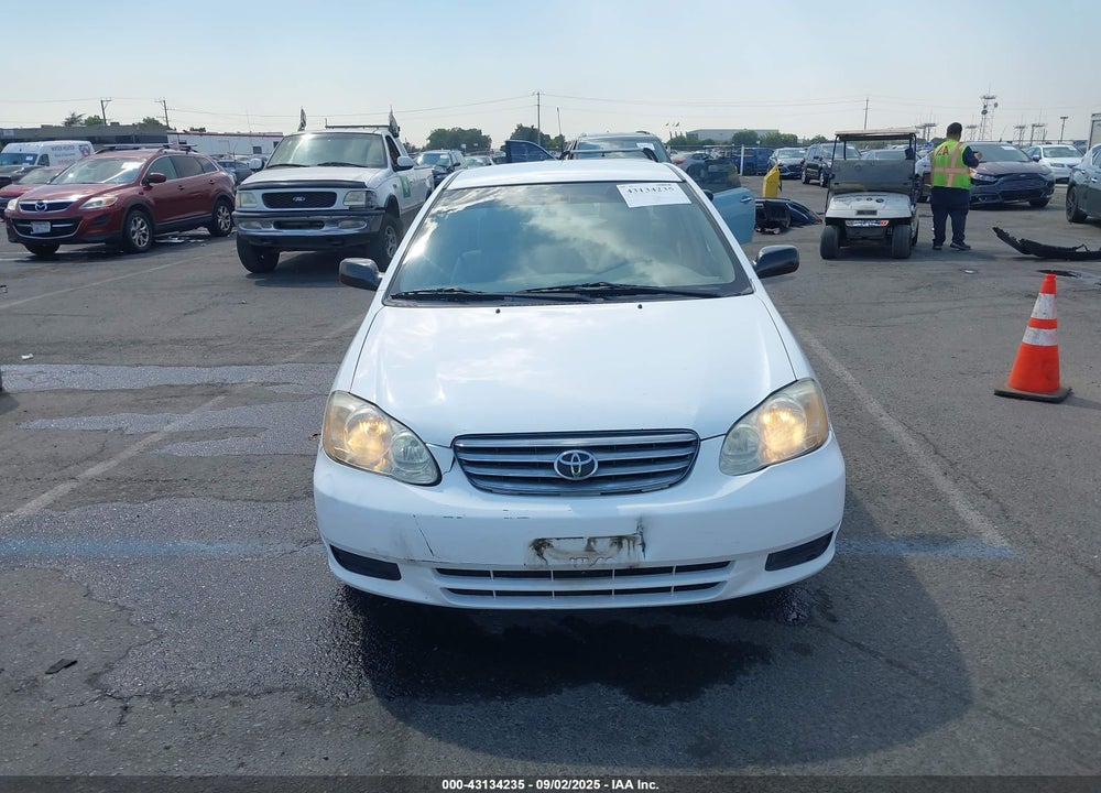 2003 TOYOTA COROLLA CE VIN: 2T1BR32E43C067512