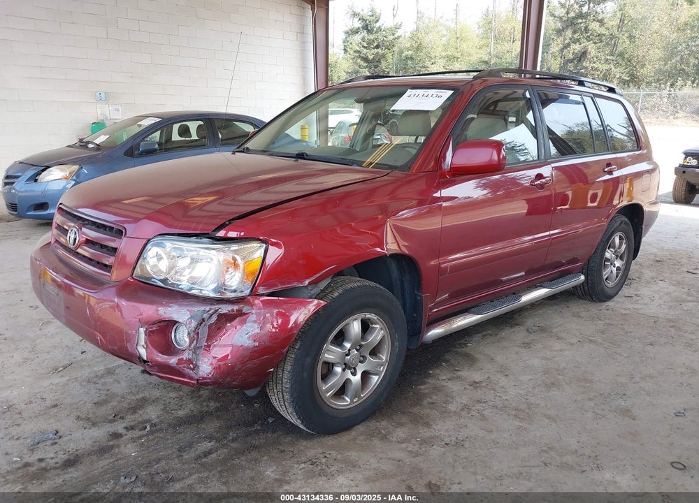 2005 TOYOTA HIGHLANDER VIN: JTEGD21A650109619