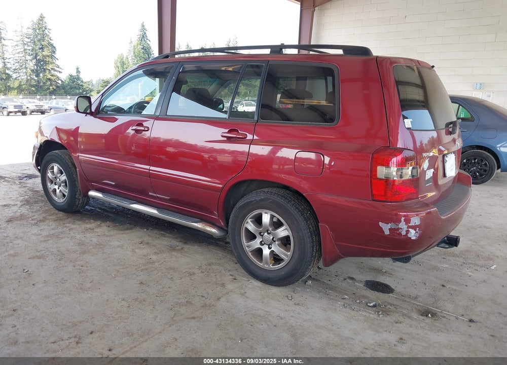 2005 TOYOTA HIGHLANDER VIN: JTEGD21A650109619