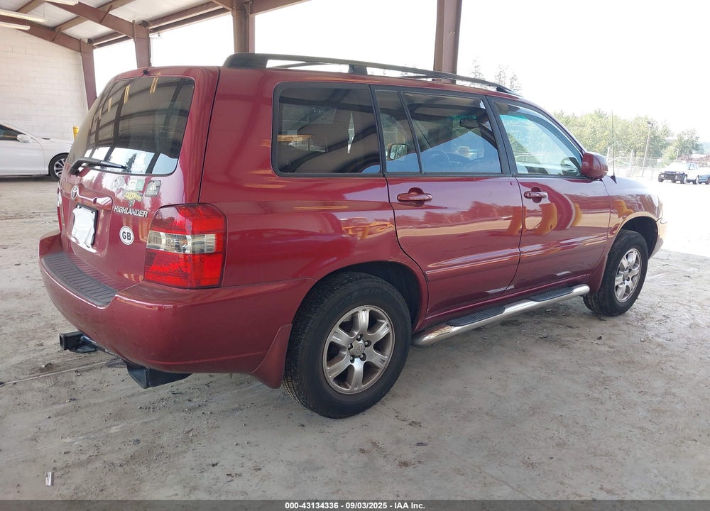 2005 TOYOTA HIGHLANDER VIN: JTEGD21A650109619