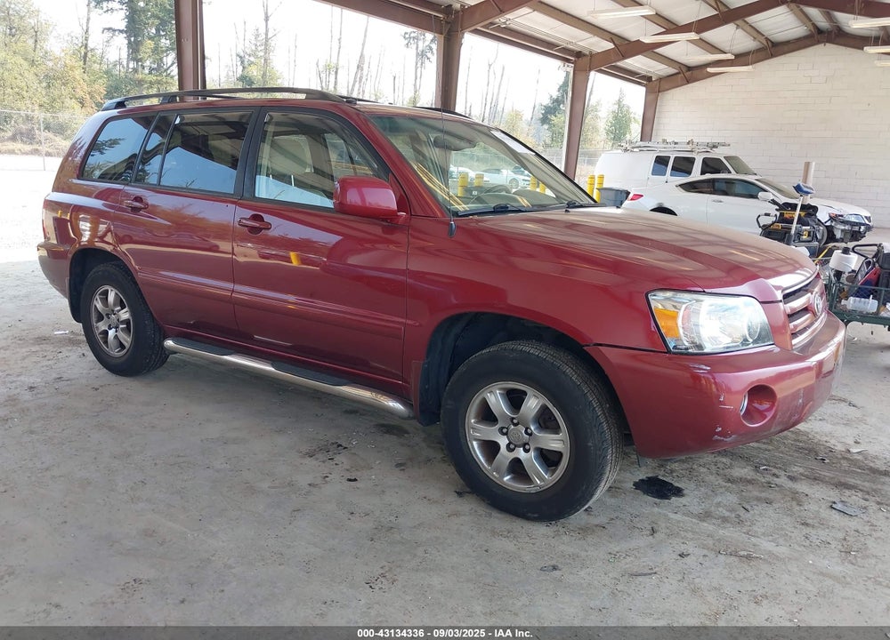2005 TOYOTA HIGHLANDER VIN: JTEGD21A650109619