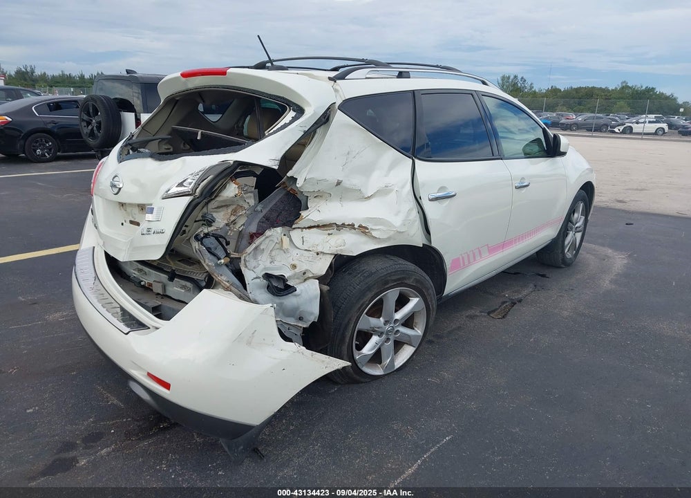 2011 NISSAN MURANO VIN: JN8AZ1MW2BW188068