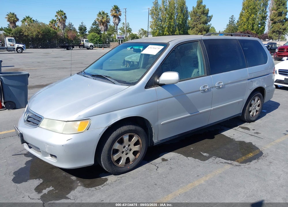 2002 HONDA ODYSSEY EX VIN: 5FNRL18632B041739