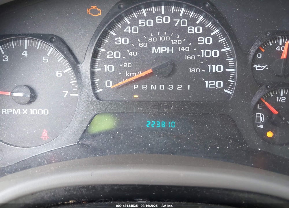 2008 CHEVROLET TRAILBLAZER VIN: 1GNDS13S182105250