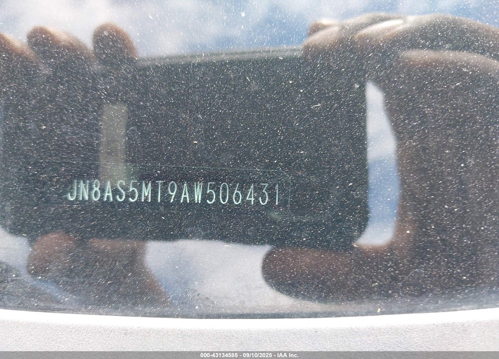 2010 NISSAN ROGUE VIN: JN8AS5MT9AW506431