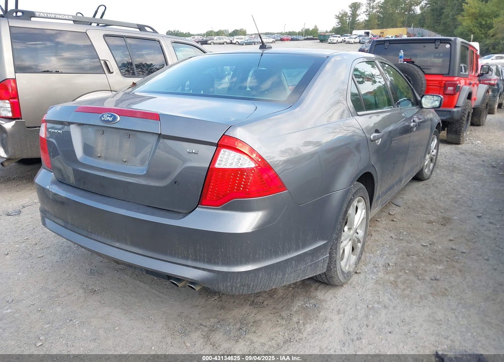 2012 FORD FUSION VIN: 3FAHP0HA7CR446183