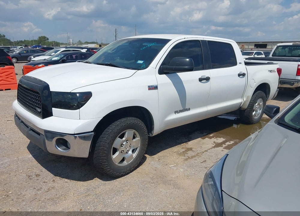 2008 TOYOTA TUNDRA SR5 5.7L V8 VIN: 5TFEV54198X040782
