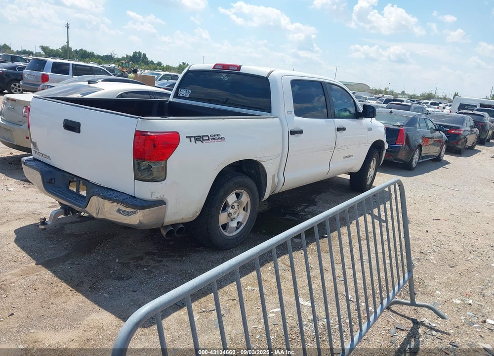 2008 TOYOTA TUNDRA SR5 5.7L V8 VIN: 5TFEV54198X040782