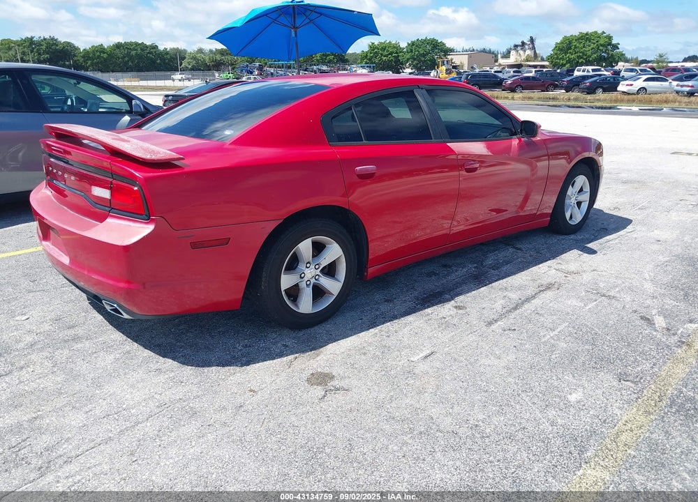 2012 DODGE CHARGER SE VIN: 2C3CDXBG6CH117493