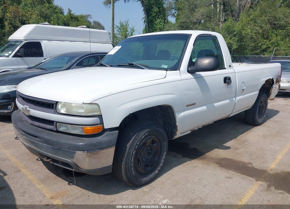 2002 CHEVROLET SILVERADO 1500 COMMERCIAL VIN: 1GCEK14W02Z196590