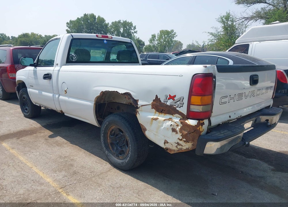 2002 CHEVROLET SILVERADO 1500 COMMERCIAL VIN: 1GCEK14W02Z196590