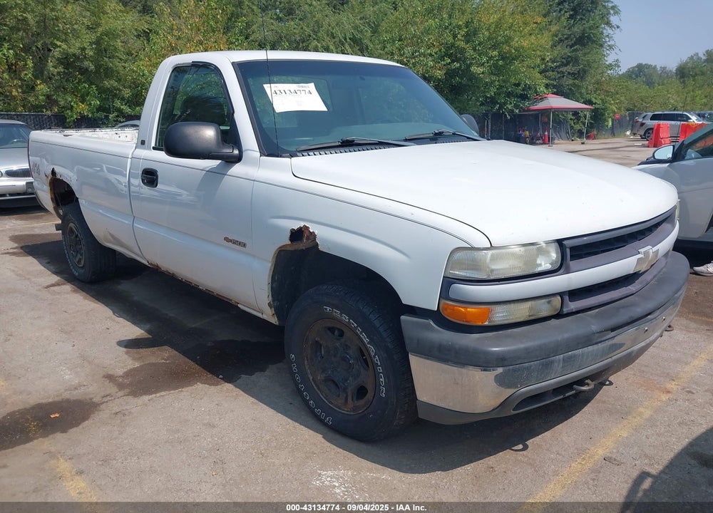 2002 CHEVROLET SILVERADO 1500 COMMERCIAL VIN: 1GCEK14W02Z196590