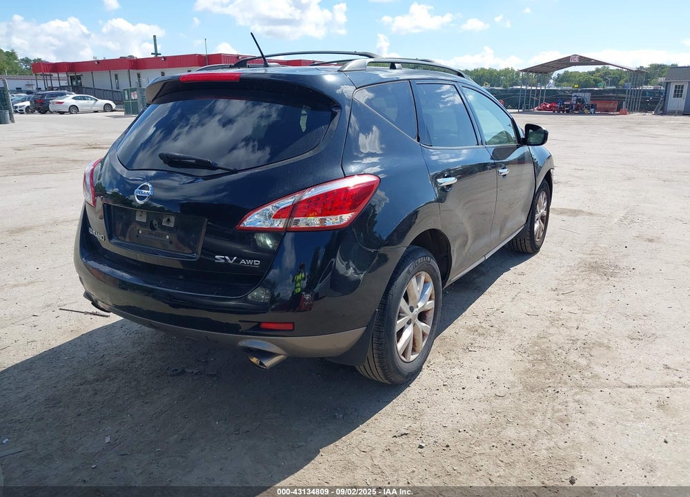 2013 NISSAN MURANO SV VIN: JN8AZ1MW5DW311414