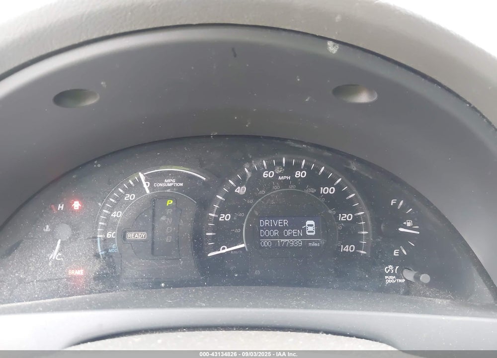 2009 TOYOTA CAMRY HYBRID VIN: 4T1BB46KX9U066172