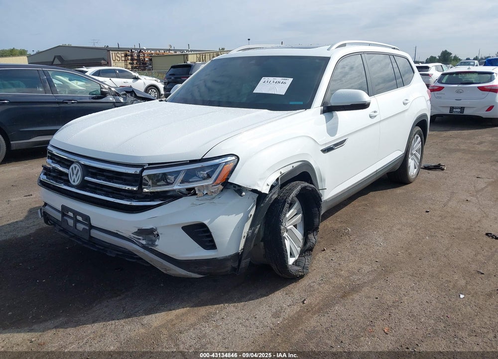 2021 VOLKSWAGEN ATLAS VIN: 1V2BR2CA9MC505830
