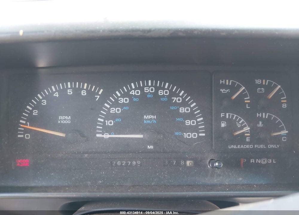 1993 DODGE GRAND CARAVAN LE/ES VIN: 1B4GH54R4PX608325