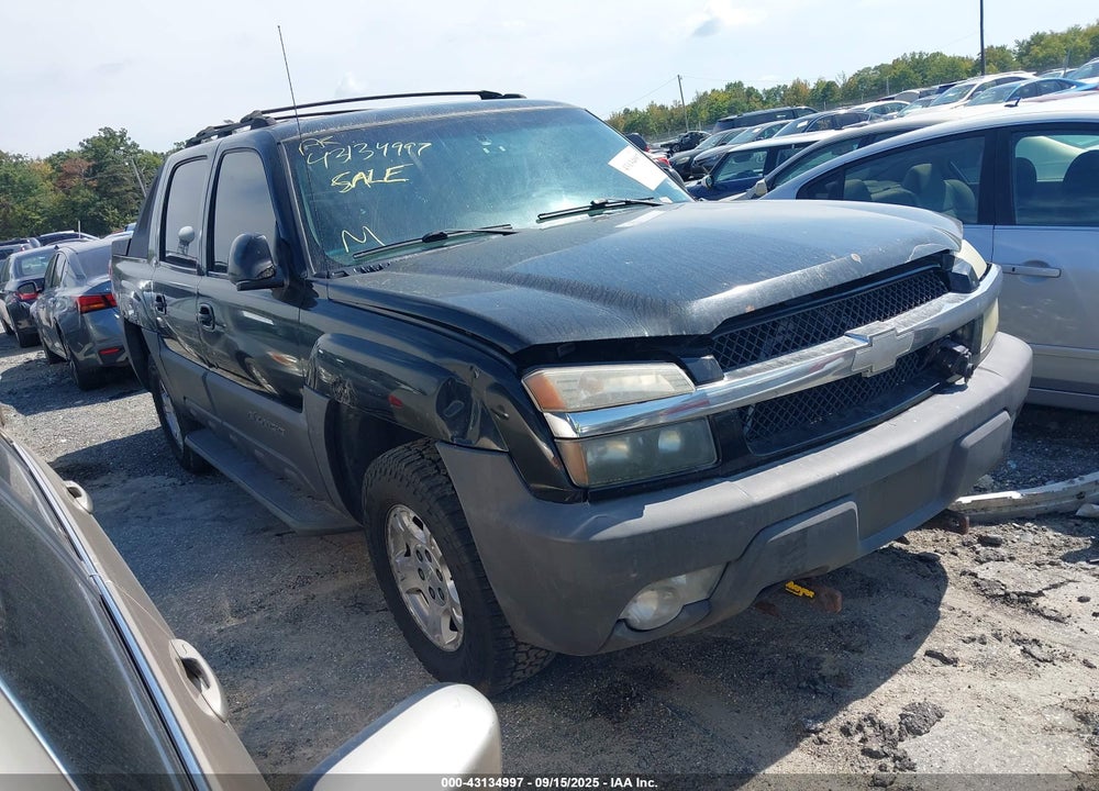 2003 CHEVROLET AVALANCHE 1500 VIN: 3GNEK13T63G332804