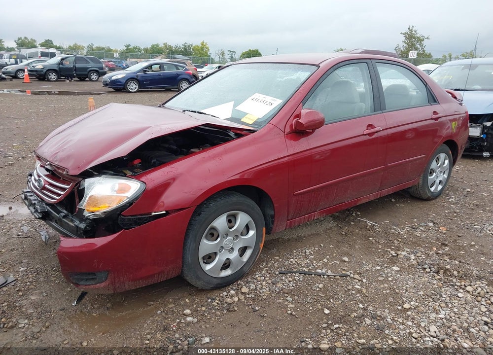 2007 KIA SPECTRA EX VIN: KNAFE121175382993