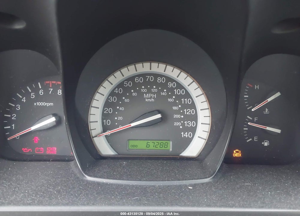 2007 KIA SPECTRA EX VIN: KNAFE121175382993