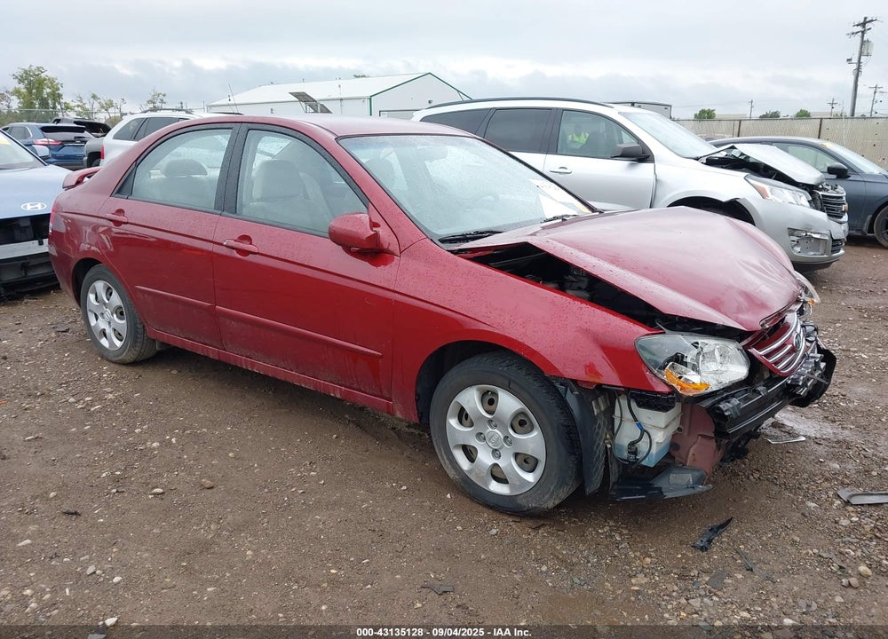 2007 KIA SPECTRA EX VIN: KNAFE121175382993