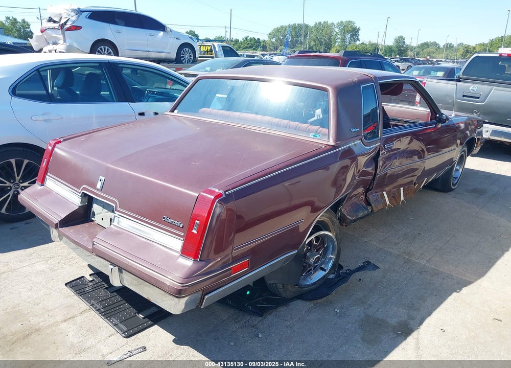 1984 OLDSMOBILE CUTLASS SUPREME VIN: 1G3AR47A4EM461329