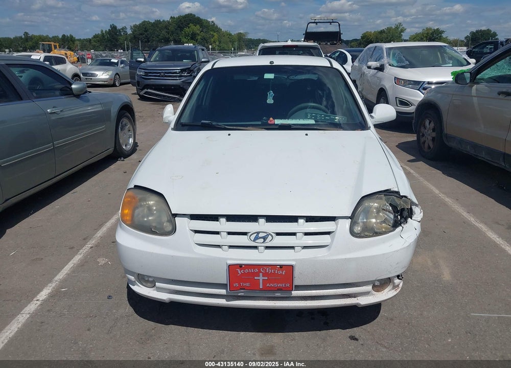 2005 HYUNDAI ACCENT VIN: KMHCG35C65U350516
