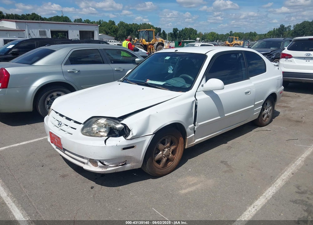 2005 HYUNDAI ACCENT VIN: KMHCG35C65U350516