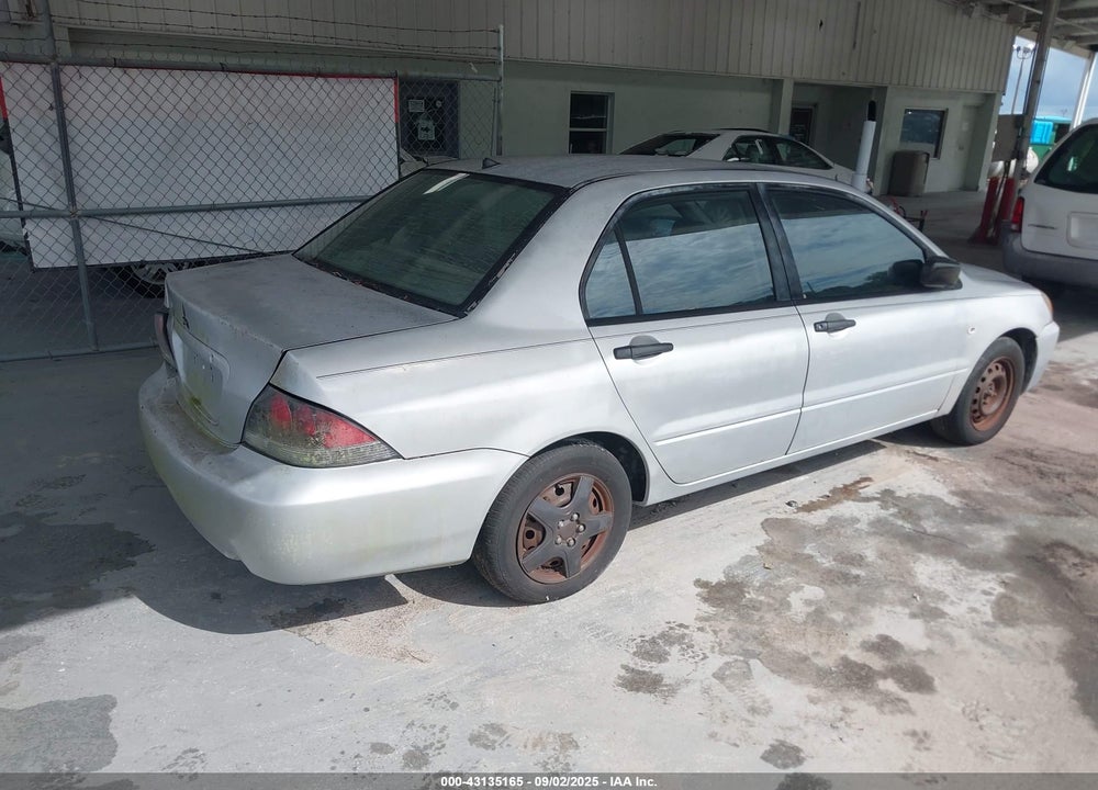 2004 MITSUBISHI LANCER ES VIN: JA3AJ26E84U024382