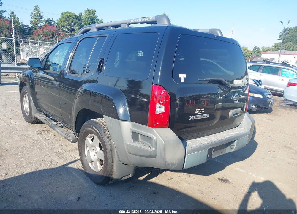 2008 NISSAN XTERRA S VIN: 5N1AN08U38C512208