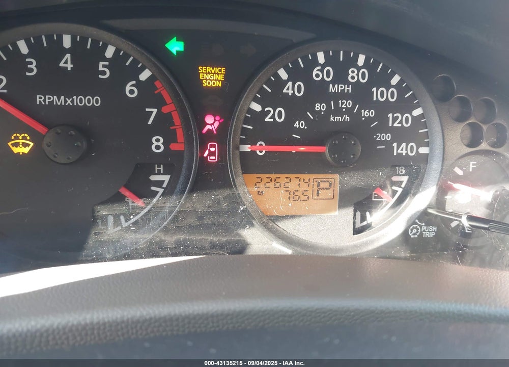 2008 NISSAN XTERRA S VIN: 5N1AN08U38C512208