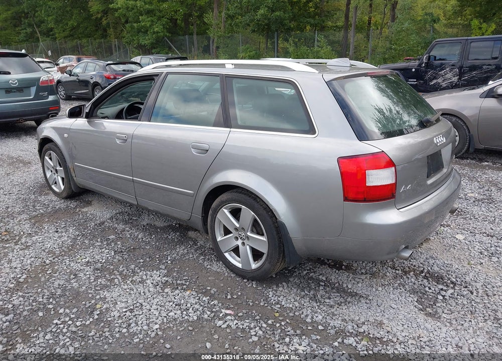 2004 AUDI A4 3.0 AVANT VIN: WAUVT68E34A164226