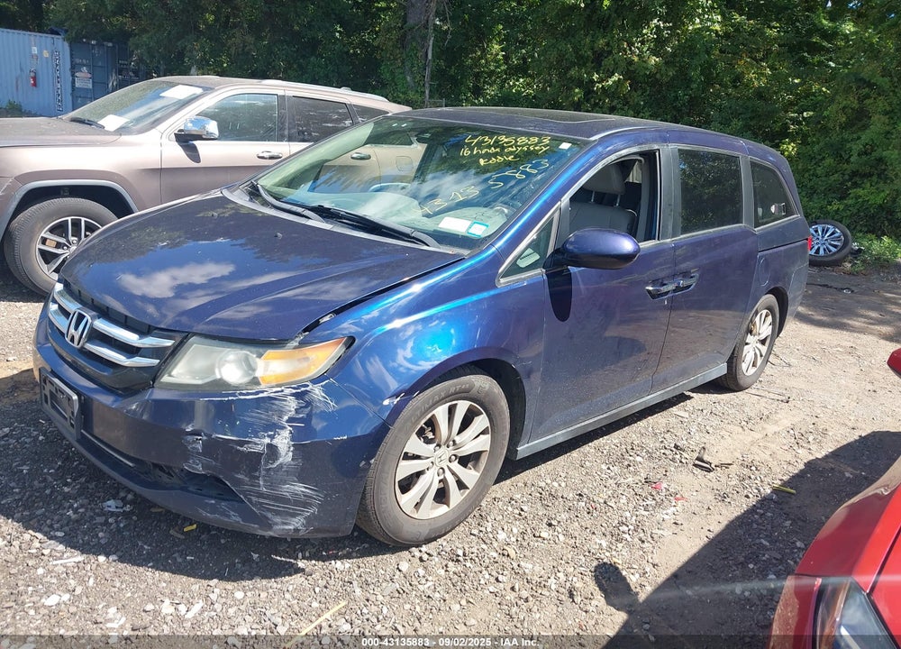 2016 HONDA ODYSSEY EX-L VIN: 5FNRL5H60GB161609