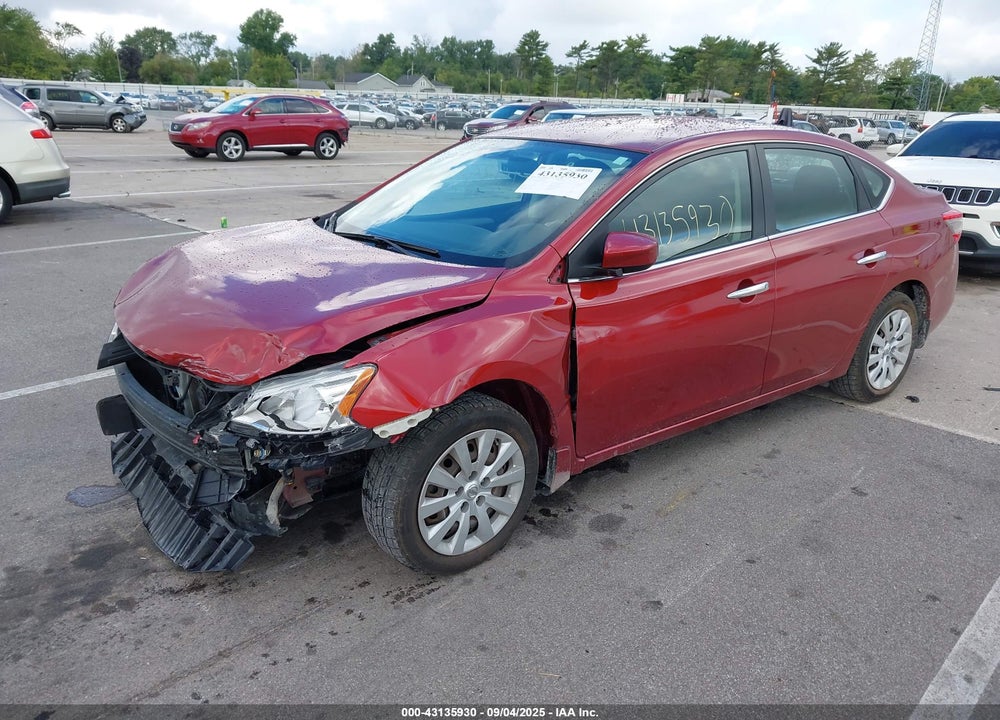 2015 NISSAN SENTRA SV VIN: 3N1AB7AP6FY309962