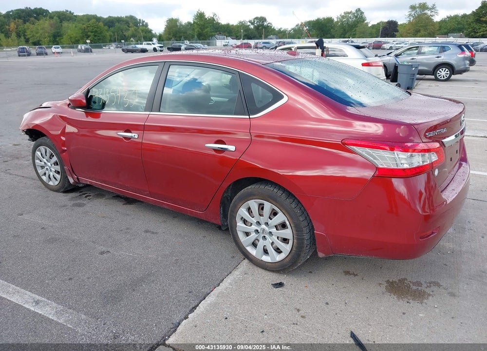 2015 NISSAN SENTRA SV VIN: 3N1AB7AP6FY309962