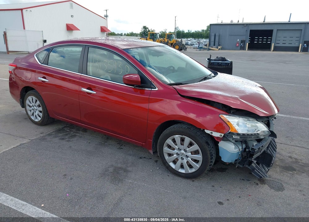 2015 NISSAN SENTRA SV VIN: 3N1AB7AP6FY309962