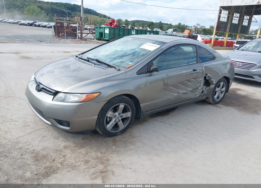 2008 HONDA CIVIC EX VIN: 2HGFG12898H537456