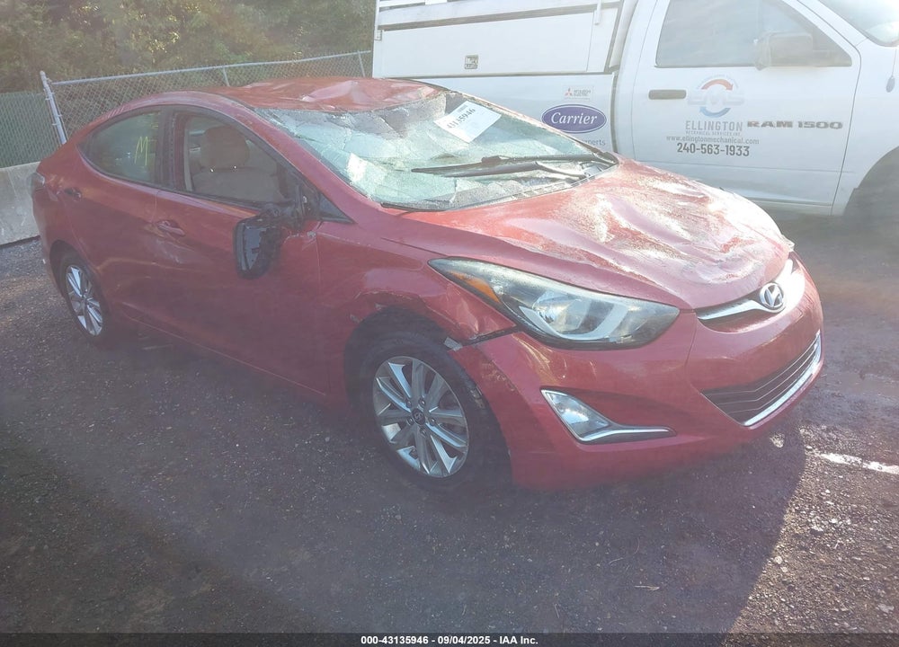 2015 HYUNDAI ELANTRA SE VIN: KMHDH4AE2FU320851