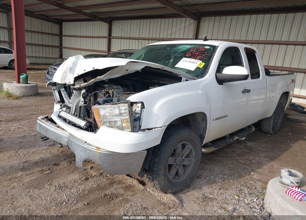 2008 GMC SIERRA 1500 SLE1 VIN: 2GTEK19J281321622