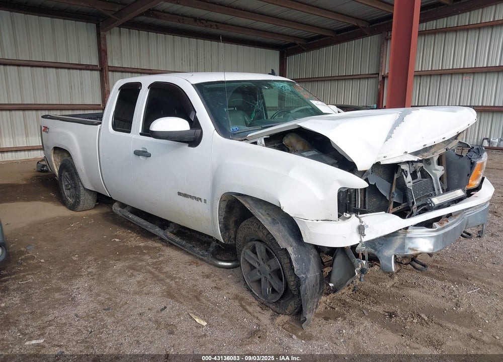 2008 GMC SIERRA 1500 SLE1 VIN: 2GTEK19J281321622