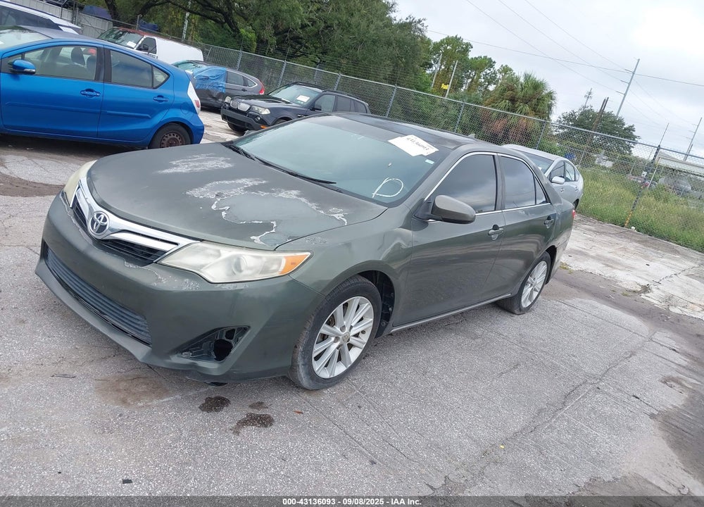 2012 TOYOTA CAMRY VIN: 4T1BF1FK7CU527547