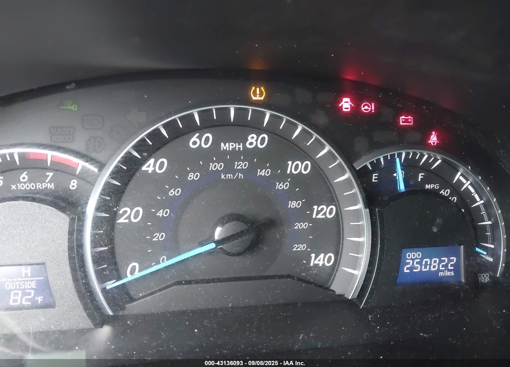 2012 TOYOTA CAMRY VIN: 4T1BF1FK7CU527547