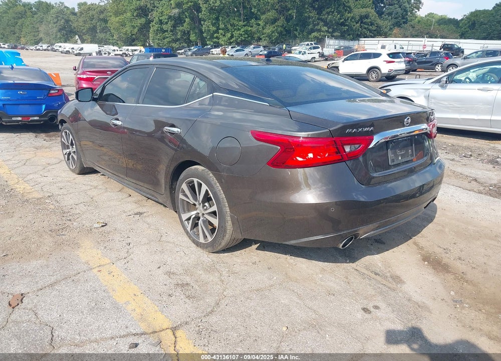 2016 NISSAN MAXIMA 3.5 PLATINUM VIN: 1N4AA6AP9GC393222