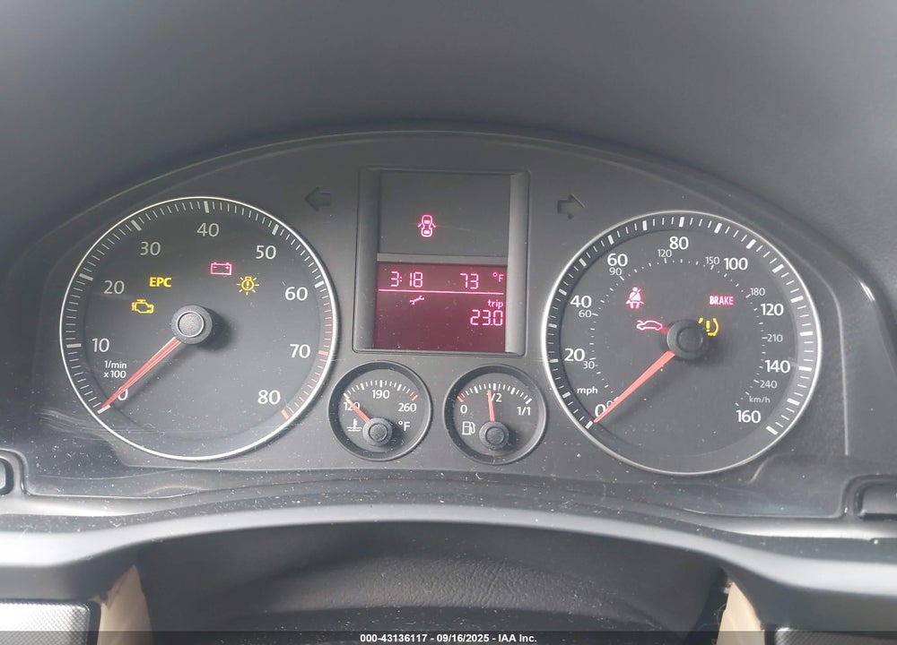 2009 VOLKSWAGEN JETTA SE VIN: 3VWRZ71K09M057487
