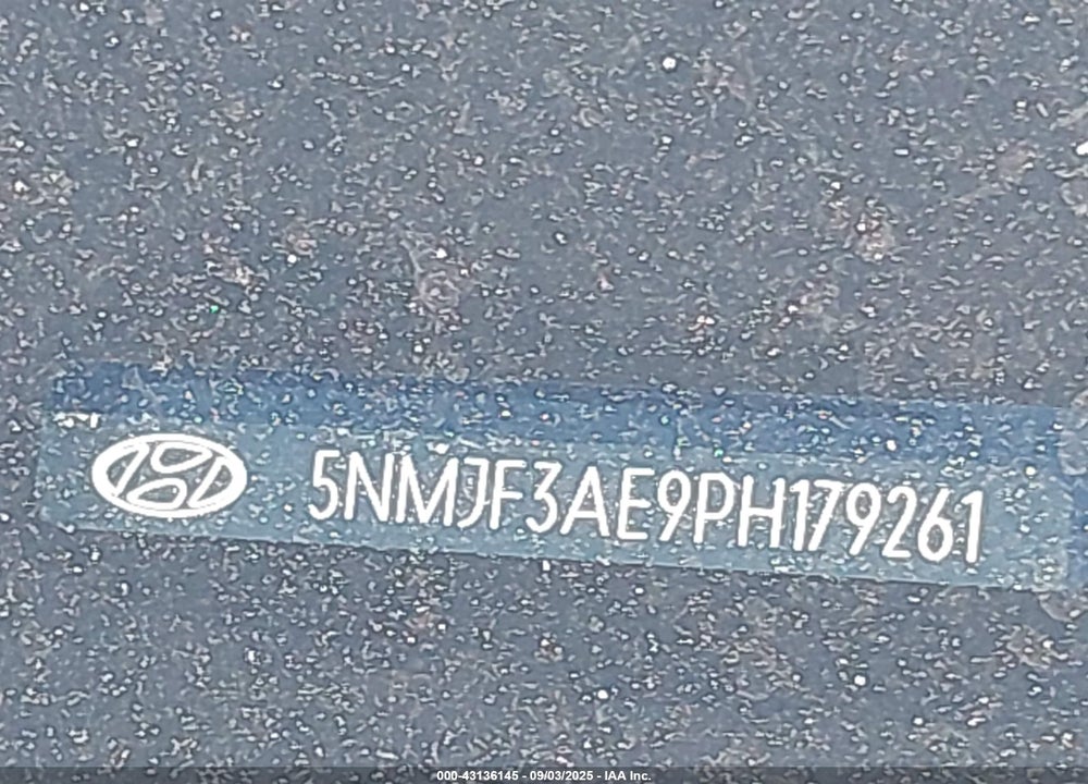 2023 HYUNDAI TUCSON VIN: 5NMJF3AE9PH179261
