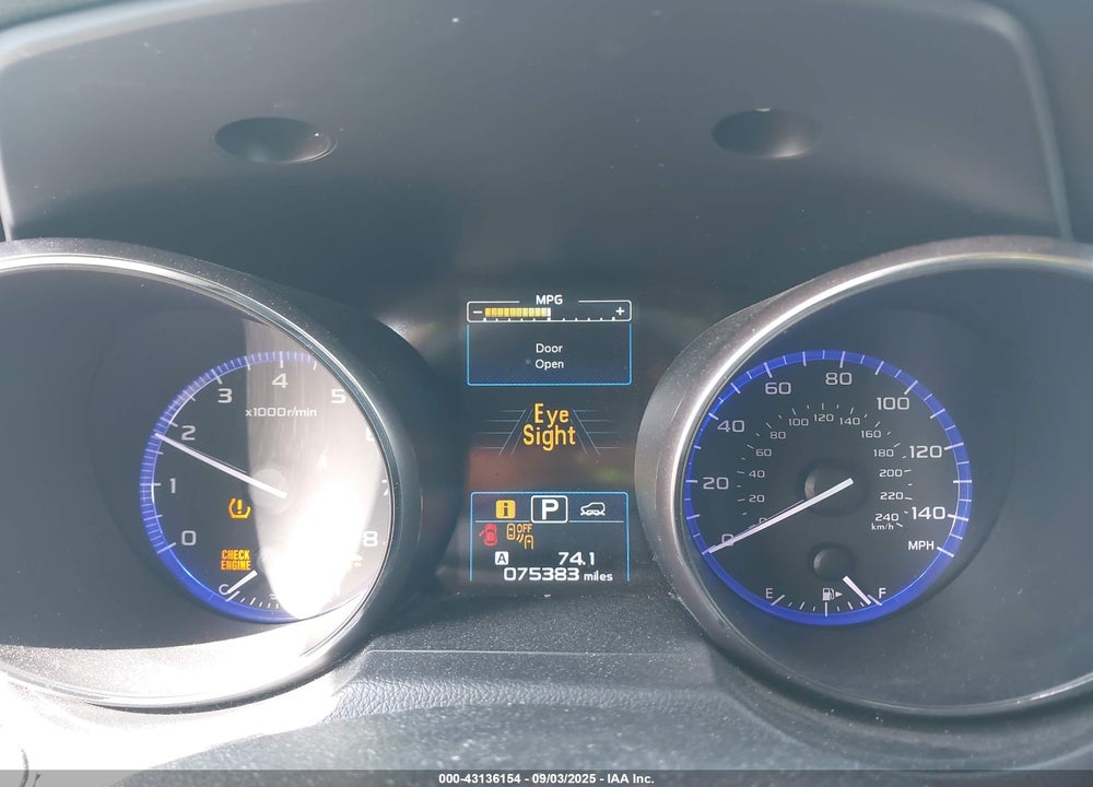 2016 SUBARU OUTBACK VIN: 4S4BSBNC3G3289378
