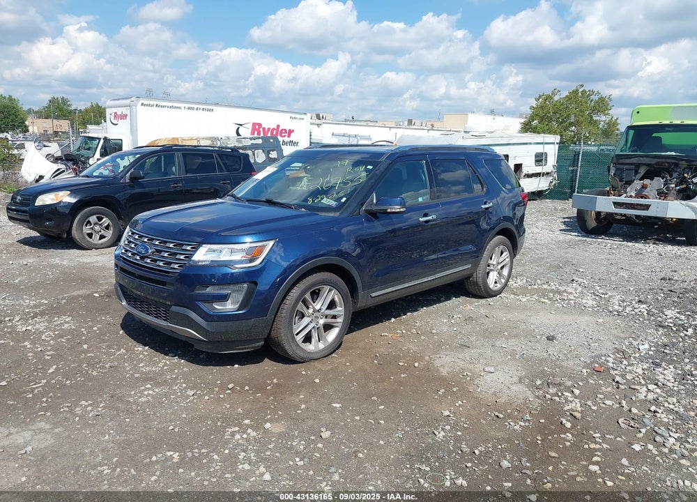 2017 FORD EXPLORER LIMITED VIN: 1FM5K8F88HGE26755