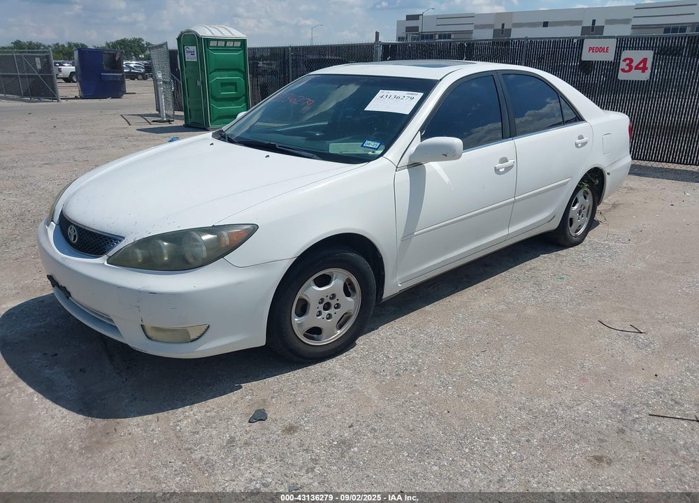 2005 TOYOTA CAMRY SE VIN: 4T1BE32K95U400659