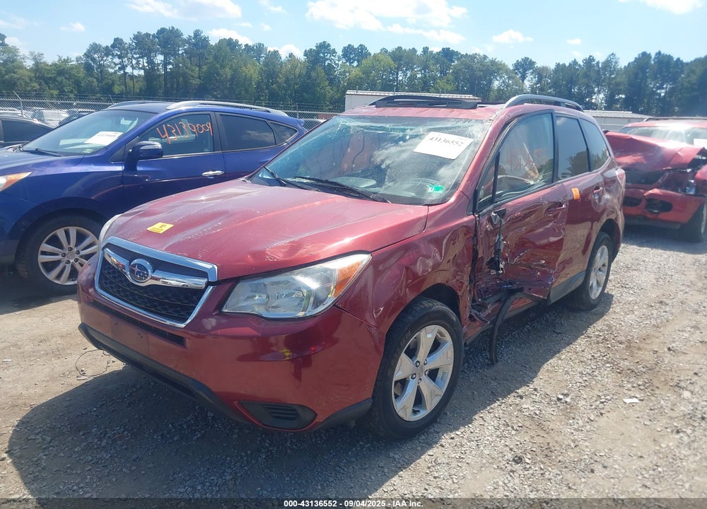 2015 SUBARU FORESTER VIN: JF2SJADC1FH478746