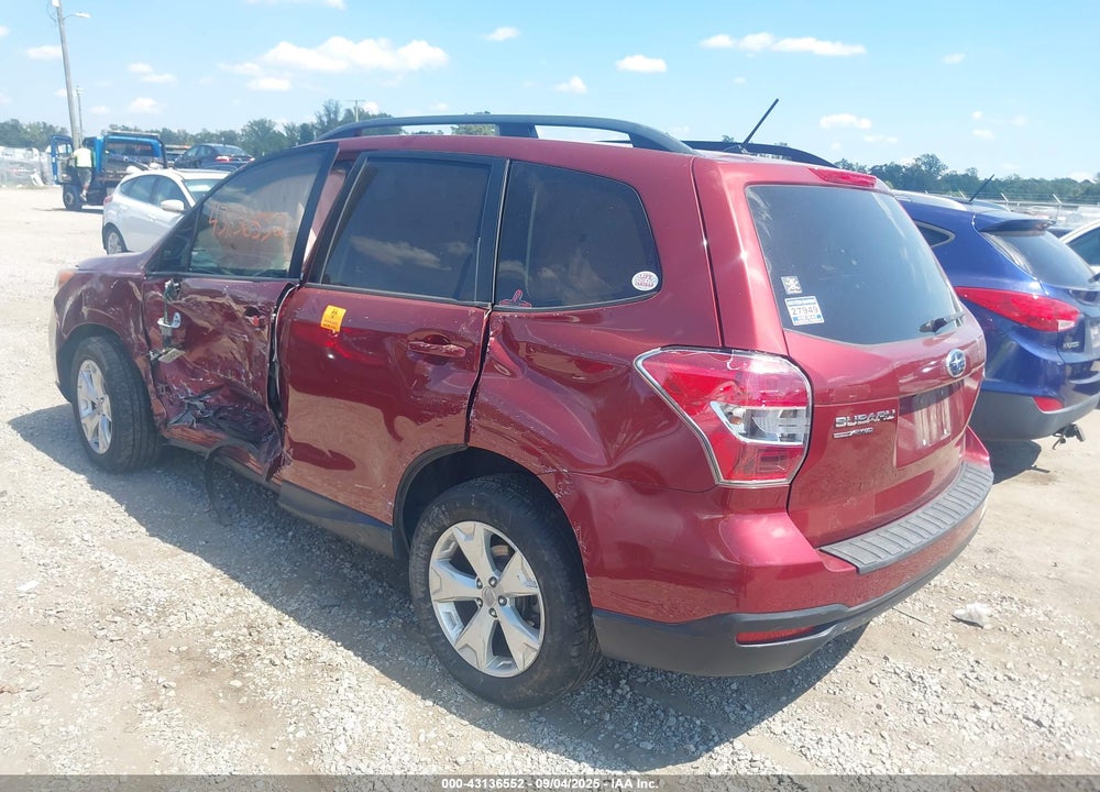 2015 SUBARU FORESTER VIN: JF2SJADC1FH478746